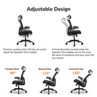 COUGAR Speeder One Mesh Reclining & Tilting Chair - Black-TÜV Certified: The Speeder One complies with BIFMA safety and durability standards, ensuring a reliable and safe experience