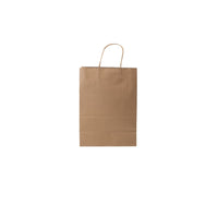 Eco-Packaging - Sac en papier avec poignée en corde - 10 x 5 x 13 po - Paquet de 250-Le matériau est fabriqué à partir de papier kraft