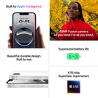 Apple iPhone 16e - 256 GB - Black - Unlocked-Make it Yours—With iOS 18, you can customize your Home Screen and Lock Screen, send messages with text effects, Tapback with any emoji and more.