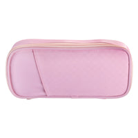 Pep Rally Organizer Pencil Case - Pink-Main compartment with double zipper closure