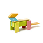 Tegu - Blocs magnétiques en bois pour salle de classe – Ensemble de 130 pièces-Naturellement sûr : sans plomb, sans plastique, non toxique, finition laquée à base d'eau, sans petites pièces