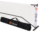 Onix - Filet de pickleball portable 2 en 1 et filet d'entraînement avec sac-MALETTE INCLUSE - Emmenez votre jeu de pickleball n’importe où avec facilité. La mallette de transport à roulettes incluse assure un transport sans effort