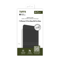 TUFF8 Privacy Glass Screen Protector with Auto Installer for iPhone 17 Pro Max-Innovative Auto Installer: Ensures a hassle-free installation process