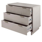 Manhattan Comfort Granville Modern Dresser and Chest Set - Light Grey-Home Assembly Required. All Hardware Included