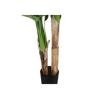 Monarch Specialties 55" Artificial Indoor Banana Tree - Floor - Black Pot-No assembly required: product dimensions: 39 in. L x 38 in. W x 55 in. H
