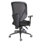 TygerClaw Mesh Back Office Chair, (TYFC2311)-Heavy-duty nylon base with durable multi-surface dual wheel casters
