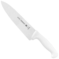 Tramontina - Professional Couteau à steak de 8 po - Lame en acier inoxydable et manche en polypropylène blanc-H-Tramontina Couteau De Chef 8 pouces