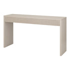 Hudson&Canal Lawrence 55"W Console Table - Alder White-Tabletop features a weight capacity of 50 lbs