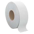 Globe Commercial JRT1000 Jumbo Roll Toilet Tissue - 2 Ply - White - 1000'/Pack - 12 Pack-Long-lasting rolls, reducing changeover frequency and maintenance