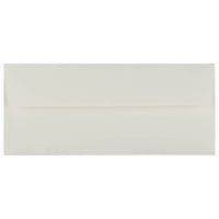 JAM Paper Enveloppes livret Strathmore en papier vélin avec fermeture gommée, 4 1/8 x 9 1/2 po, blanc naturel, 1000/pqt-Blanc naturel