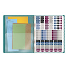 AT-A-GLANCE 2026-2027 Signature Lite Weekly/Monthly Academic Planner - 11" H x 8-3/8" W - Teal - Bilingual-Special pages include a holiday list, 3 year reference calendar, event calendar, and notes pages