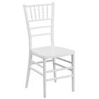 Flash Furniture - Chaise empilable Chiavari série Hercule PREMIUM en résine, blanc (LEWHITE)-Capacité de poids de 1000 lb