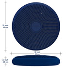 Bouncyband Antimicrobial Big Wiggle Seat Sensory Cushion - 13" - Blue-Firmness can be customized with the easy-inflation pump (included) to contour exactly to each child's needs