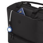 Swiss Gear Mini Weekender with Drop Bottom - Black-Padded base compartment adds structure, style, and protected storage perfect for shoes, toiletries, or items best kept separate