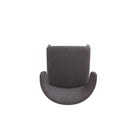 Manhattan Comfort Conrad 20.47" Mid-Century Modern Woven Tweed Upholstered Dining Chair - Black - Set of 2-30 Day Limited Manufacturer's Warranty