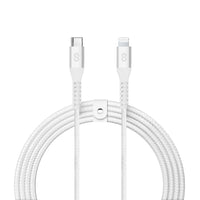 LOGiiX Vibrance Braid 1.2M USB-C to Lightning - White-1.2M (*3.94 ft) USB-C to Lightning cable to charge & sync Lightning devices