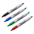 Sharpie Twin-Tip Permanent Markers - Assorted - 4 Pack-Quick drying