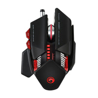 Marvo Tech G980 Programmable Gaming Mouse, Black-Adjustable DPI: 1000/2000/3000/4000/5000/6000