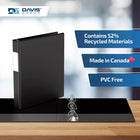 Davis Group Premium Economy Binder - D Ring - 1" - Black - 6 Pack-Ideal for Conferences, Reference, Colleges & Universities