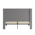 Flash Furniture Riverdale Queen Size Tufted Upholstered Platform Bed - Light Grey Fabric-Light Grey Fabric Upholstery