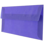 JAM Paper Enveloppes livret en vélin translucide avec ferm. gom., 4 1/8 x 9 1/2 po, bleu primaire, 100/pqt-Taille : Nº 10 (4 1/8 x 9 1/2 po)