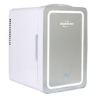 Koolatron Cosmetics Fridge with Makeup Mirror and LED Ring Light - 6 L-4
