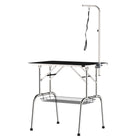 PawHut - Table de toilettage avec bras réglable en hauteur de 8 à 39 pouces-Barre réglable en hauteur de 7,9 po 