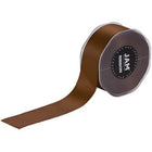 JAM Paper Double Faced Satin Ribbon - 1 1/2" W x 25 yd. - Chocolate Brown-Colour: Chocolate Brown