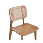 Manhattan Comfort Versailles 18.5" Industry Chic Dining Chair - Nature - Set of 4-10