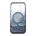 Gear4 - etui Milan Snap en D3O - iPhone 14 Pro, tourbillon bleu-Conception transparente avec d'un tourbillon, retenant l'attention