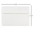 JAM Paper A9 Invitation Envelopes, 5.75 x 8.75, White, 200 Pack (4023213g)-Perfect for greeting cards, invitations, weddings or any announcement