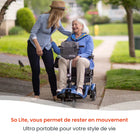 Journey - So Lite Scooter électrique pliant - bleu-Conçu pour combiner la stabilité à quatre roues avec la maniabilité à trois roues