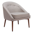 Zuo Carter Accent Chair - Grey-Assembly required