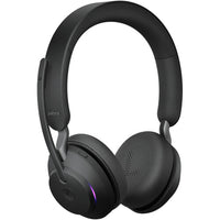 Jabra Evolve2 Wireless Bluetooth/USB-A Stereo On-Ear Headset - Teams-Connect two Bluetooth enabled devices at the same time, including mobile device and computer.