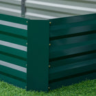 Outsunny Galvanized Raised Garden Bed - 95" L x 36" W x 12" H - Green-Cultivate a diverse range of your favourite plants, vegetables, herbs, and flowers 