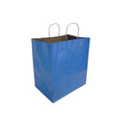 Reliabag Paper Bags - Twist Handles - 14" W x 10" D x 15.75" H - Navy - 150 Pack-Made by the premium navy kraft paper with the re-enforced flat bottom