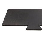 Edgewood Voyager Residential Home Fitness Impact And Sound Absorbing Interlocking Tile - 24" W x 24" L x 1/4" D - Black-Polyurethane bonded recycled and epdm rubber