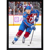 Nathan Mackinnon Colorado Avalanche - Framed Canvas - 22" x 31"-Premium canvas print with gallery-wrapped edges