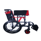 Journey So Lite C2 Ultra Lightweight Wheelchair - Black-Smooth rolling design supports indoor and outdoor everyday use