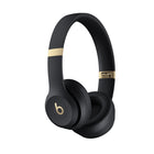 Beats Solo 4 Wireless On-Ear Headphones - Black/Gold-The UltraPlush ear cushions are designed for durability and a soft, light touch for all-day comfort