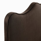 Modway Athena Stain-Resistant Performance Velvet Full Size Headboard - Chocolate Brown-7