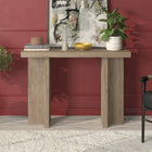 Hudson&Canal Dimitra 42"W Console Table - Antiqued Grey Oak-Clean with a soft, dry cloth and no harsh chemicals or abrasive cleaning materials