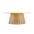 Manhattan Comfort - Table basse moderne Layla 90 cm, chêne naturel-Mélangez et assortissez avec les tables d’appoint Manhattan Comfort