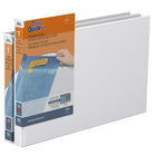 QuickFit Reliure View robuste, 11 po x 17 po, anneaux inclinés en D verrouillables 1 po, Blanc, paquet de 2-3 Reliure À Anneaux