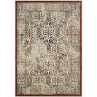 Modway Hester Ornate Turkish Vintage Area Rug - 8 ft W x 10 ft L - Tan/Walnut Brown-Vintage Ornate Turkish Area Rug