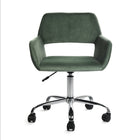 Homy Casa Velvet Upholstered Task Chair - Cactus -Stylish and comfortable for home offices or added style to a business setting