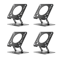 Uncaged Ergonomics RISE Swivel Adjustable Laptop Stand Office Bundle - Black - 4 Pack-Rise Swivel Adjustable Laptop Desk Stand 2.0 holds laptops in an ergonomic friendly position.