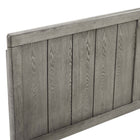 Modway Robbie Wood Queen Headboard - Grey-Interchangeable Bed Frame Options