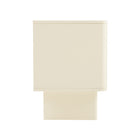 Manhattan Comfort Ella 39.4" Modern Nightstand 2-Piece Set - Cream-Sleek, Handle-Free Drawer for a Clean, Uncluttered Look