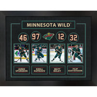 Minnesota Wild Best of the Best Collage - Framed Print - 36" x 28"-Premium print framed